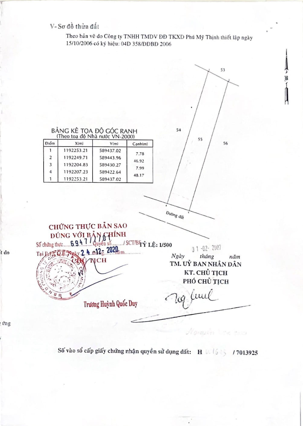 Bán đất đường 1A xã Vĩnh Lộc B huyện Bình Chánh