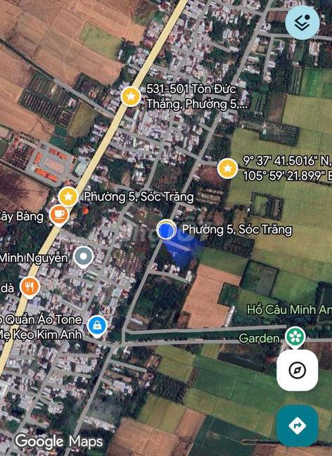 Bán đất Đường Kênh Cầu Xéo, Phường 5 tỉnh Sóc Trăng