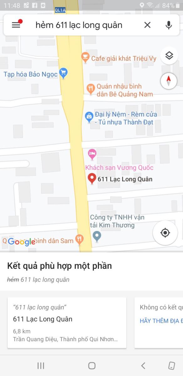 Bán đất đường Lạc Long Quân phường Trần Quang Diệu thành phố Quy Nhơn