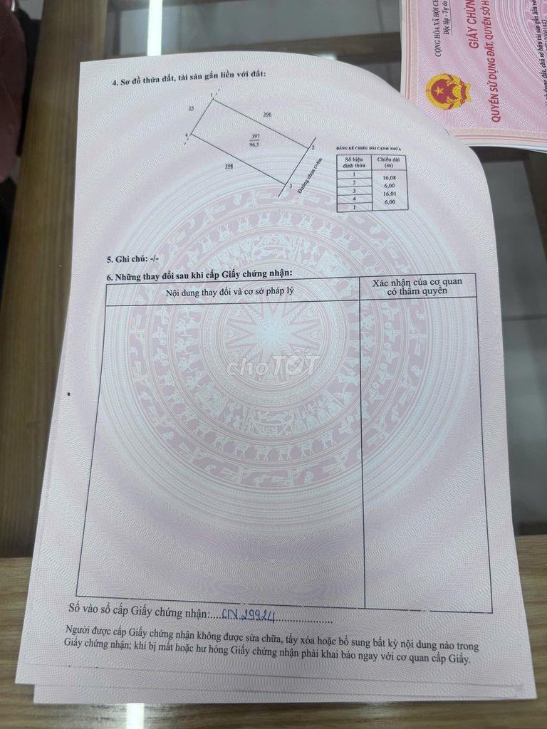 Bán đất Đường Tỉnh Lộ 44A, Thị trấn Long Điền tỉnh Bà Rịa Vũng Tàu