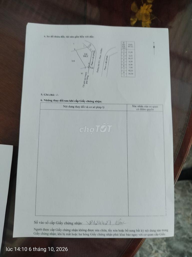 Bán đất Thị trấn Vĩnh Viễn tỉnh Hậu Giang