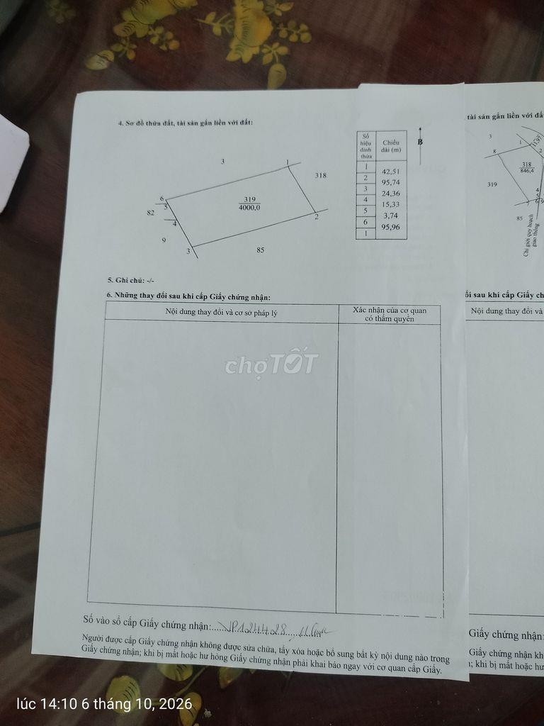 Bán đất Thị trấn Vĩnh Viễn tỉnh Hậu Giang