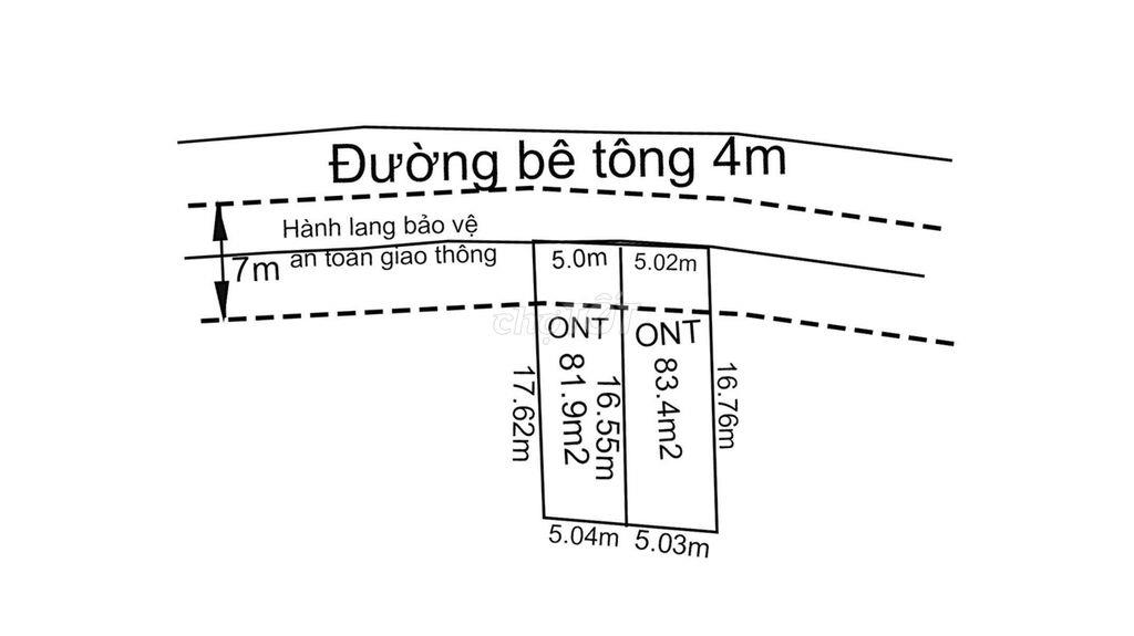 Bán đất Xã Đức Tân tỉnh Long An