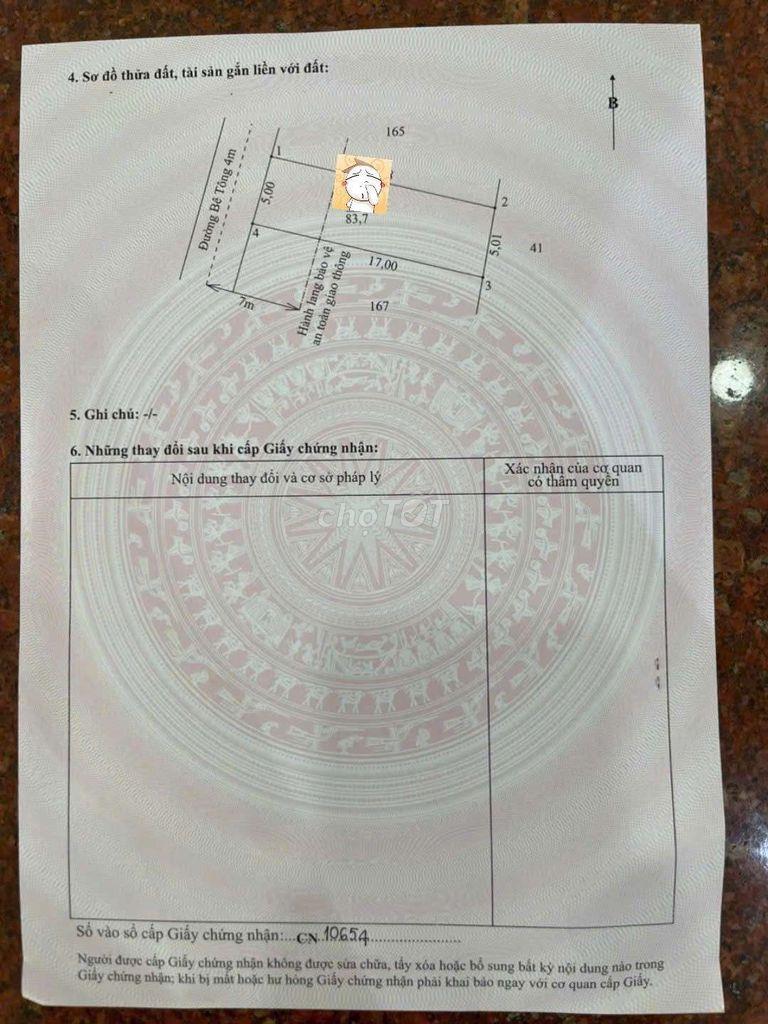 Bán đất Xã Đức Tân tỉnh Long An