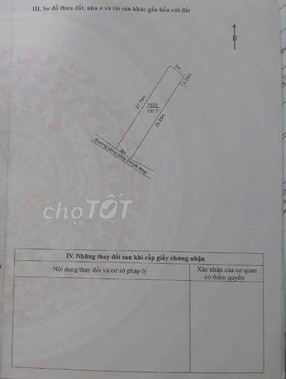 Bán đất xã Long Hiệp tỉnh Long An