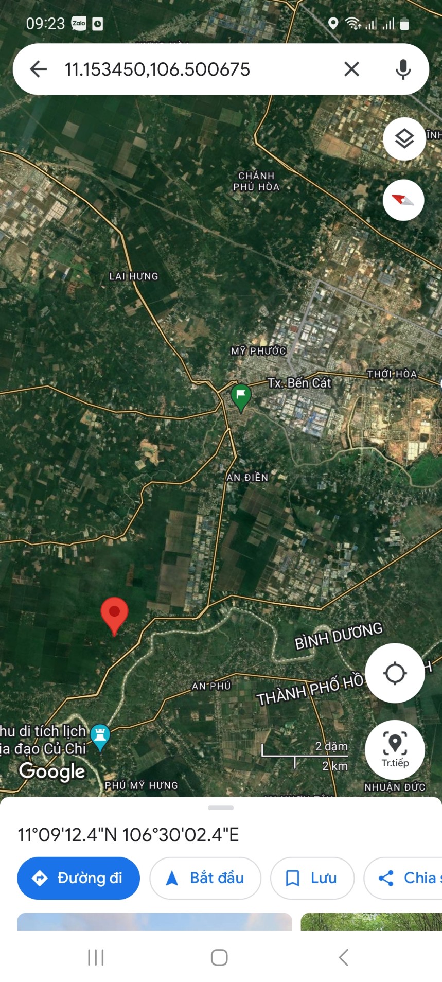 Bán đất xã Thanh Tuyền huyện Dầu Tiếng tỉnh Bình Dương