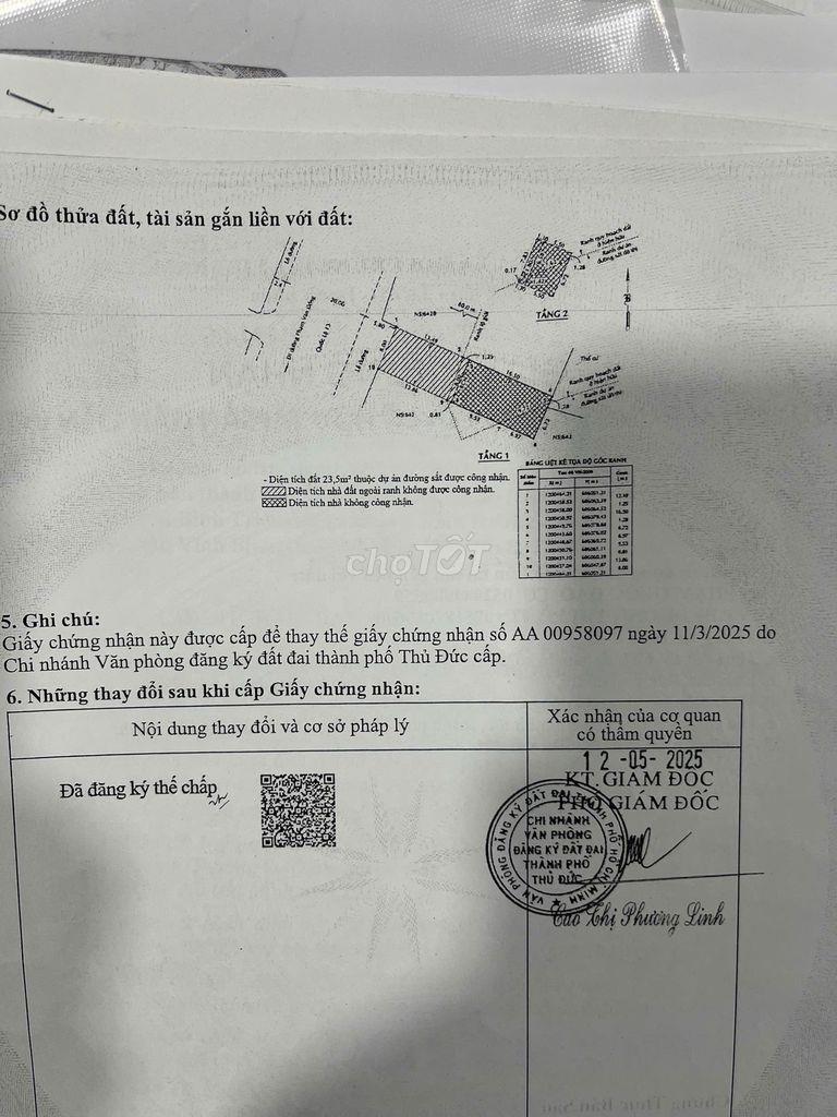Bán nhà đường Quốc Lộ 13 phường Hiệp Bình Phước Thành phố Thủ Đức