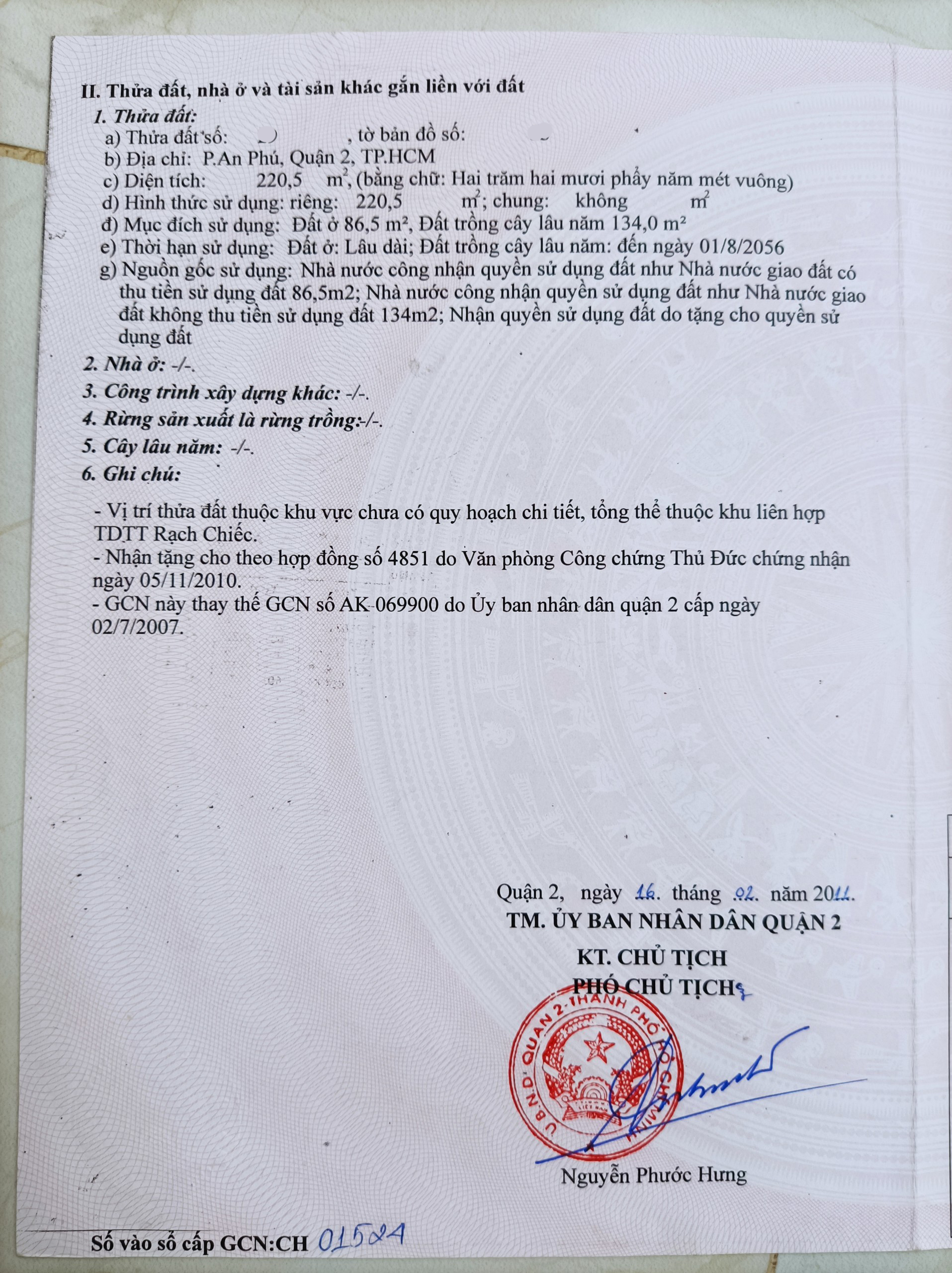 Bán nhà hẻm đường Nguyễn Thị Định Quận 2