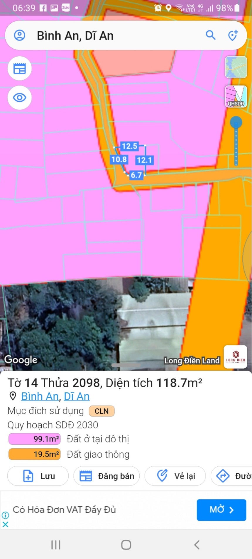 Bán nhà Đường ĐT 743A, tỉnh Bình Dương, 119m², Giá 2,45 tỷ