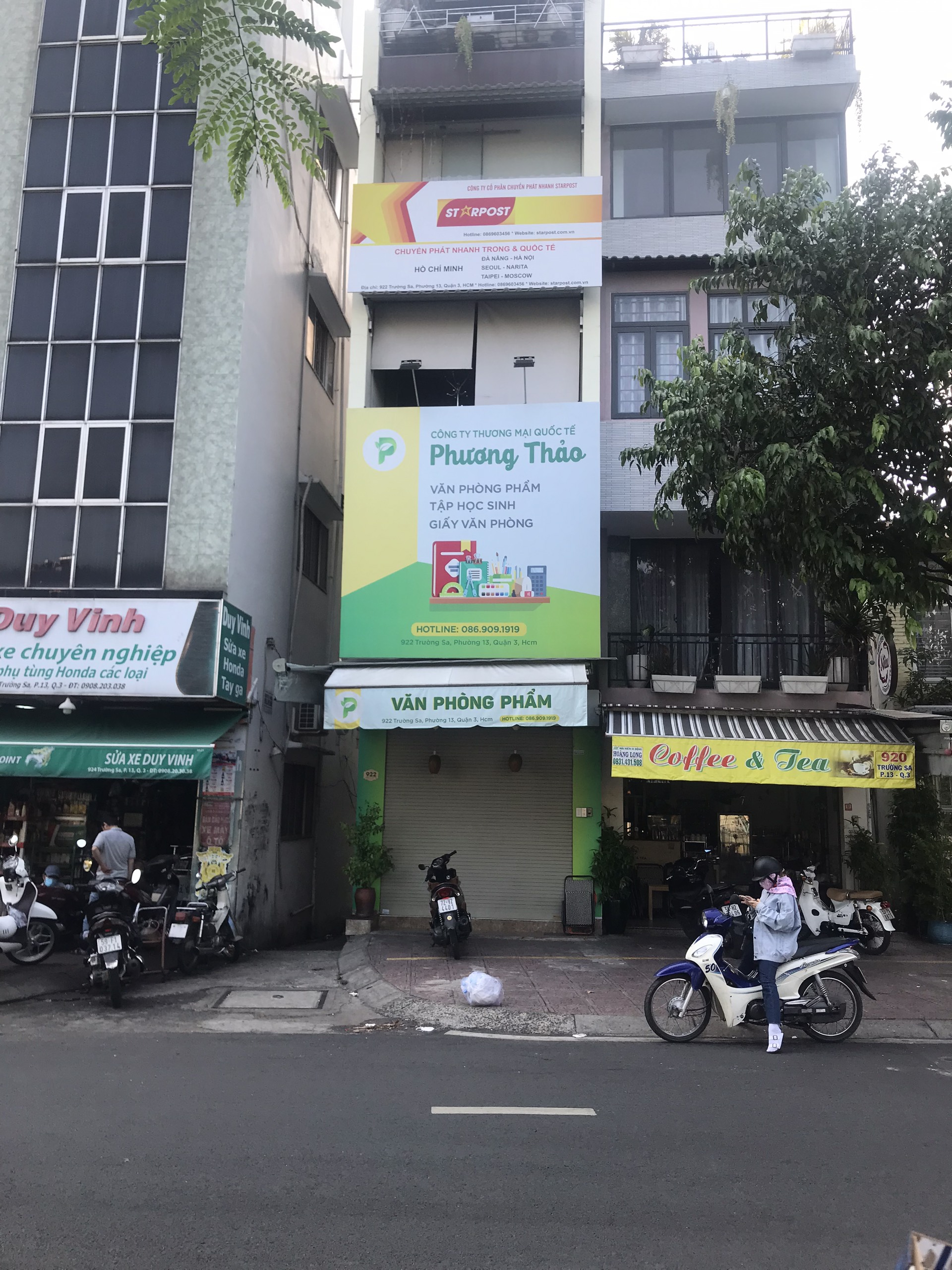 Cho thuê nhà mặt tiền đường Trường Sa Quận 3 gần Chợ Nguyễn Văn Trỗi 250m