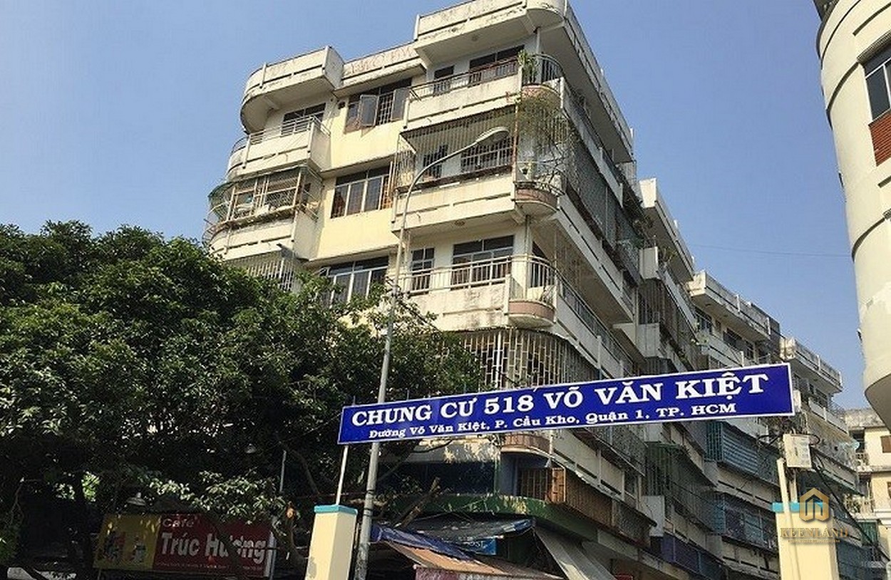 Bán căn hộ chung cư 518 Võ Văn Kiệt gần Cầu Nguyễn Văn Cừ 600m